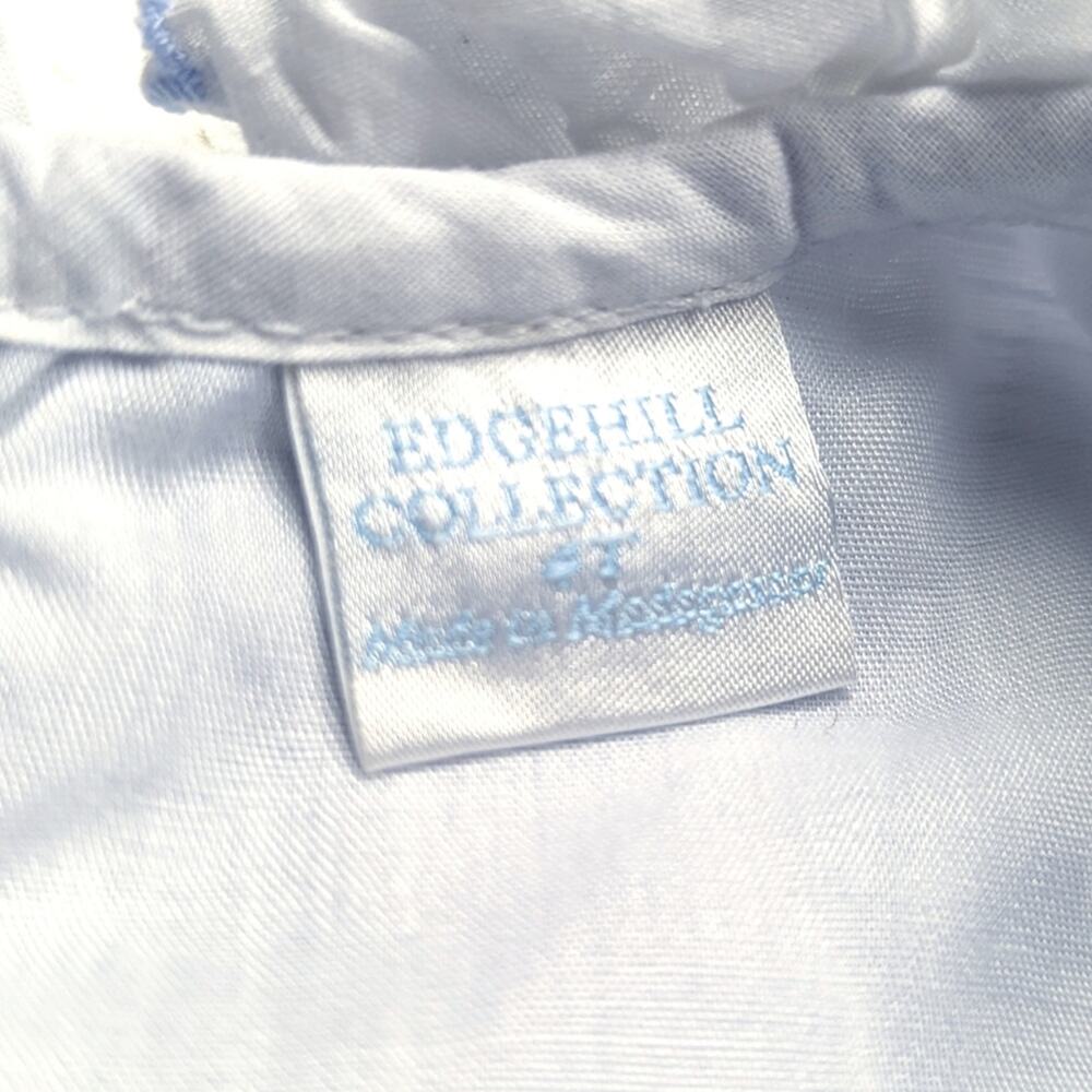 Edgehill Collection Sundress Girls Size 4T Blue Stripe - Picture 4 of 4